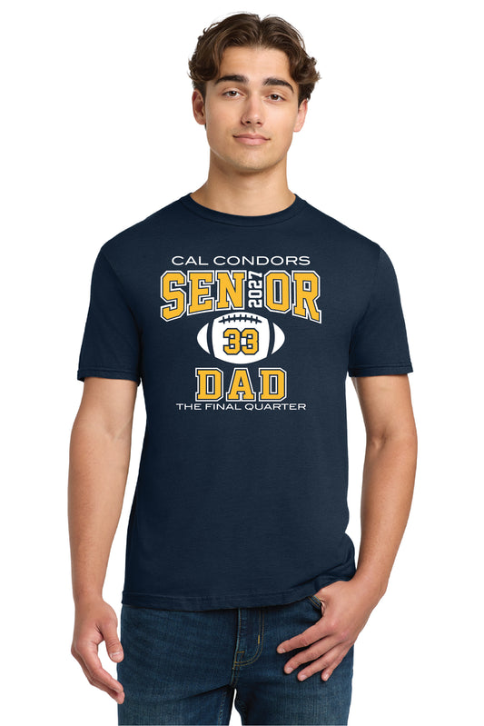 Cal Football Senior Dad 2 | Unisex Softstyle Tshirt