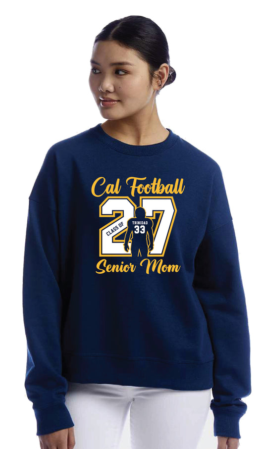 Cal Football Senior Mom 1 | Unisex Crewneck Fleece