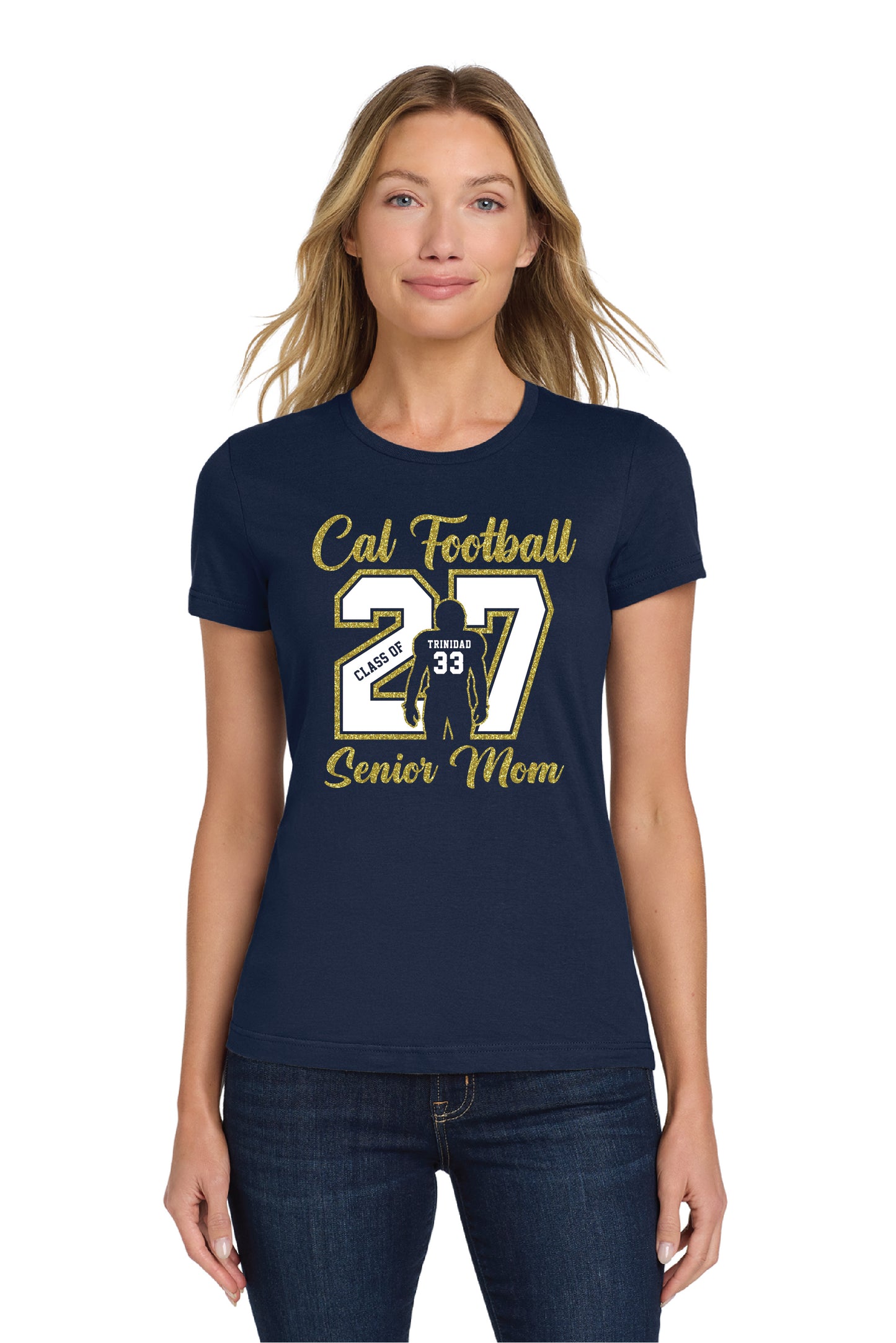 Cal Football Senior Mom 1 | Ladies Tee