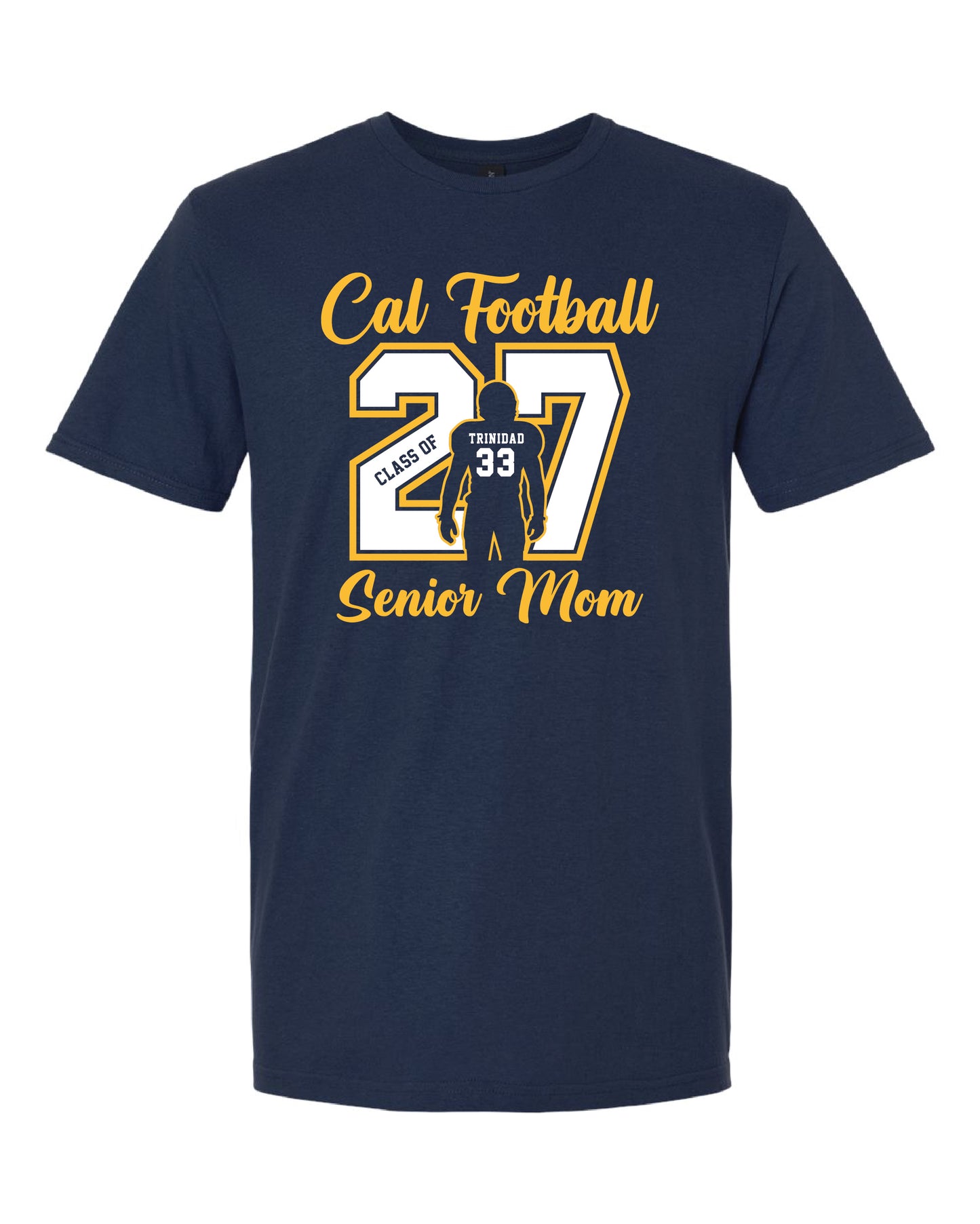 Cal Football Senior Mom 1 | Unisex Softstyle Tshirt
