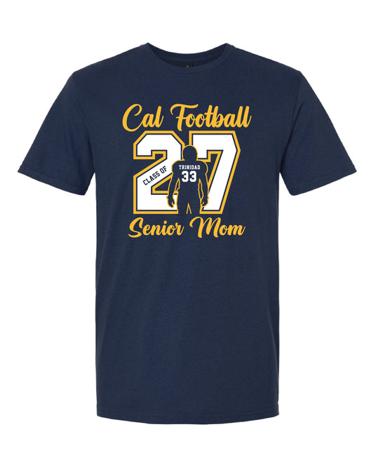 Cal Football Senior Mom 1 | Unisex Softstyle Tshirt