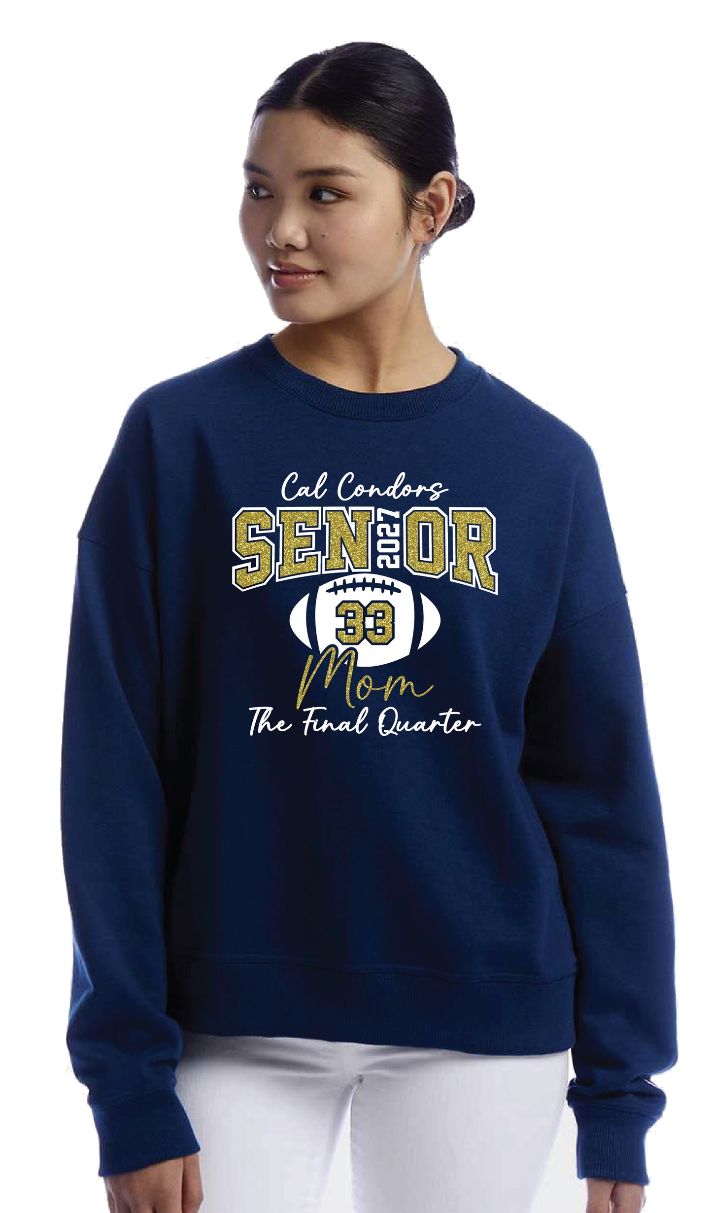 Cal Football Senior Mom 2 | Unisex Crewneck Fleece
