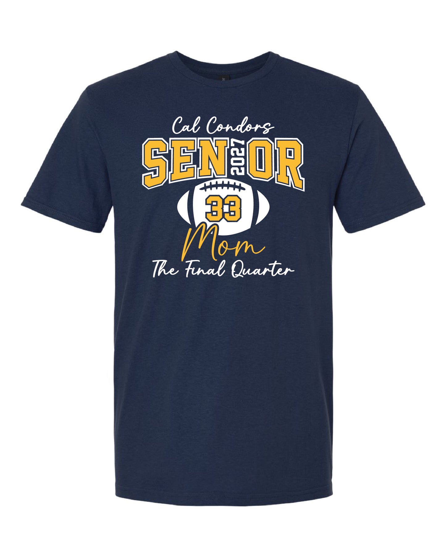 Cal Football Senior Mom 2 | Unisex Softstyle Tshirt