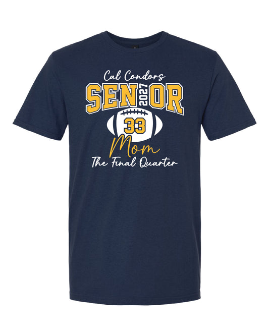 Cal Football Senior Mom 2 | Unisex Softstyle Tshirt