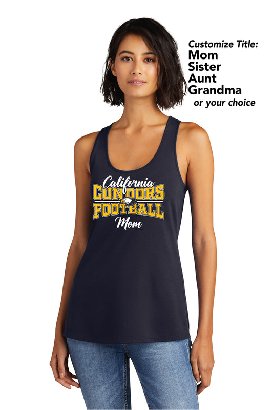 Cal Football Custom Script | Ladies Racerback Tank
