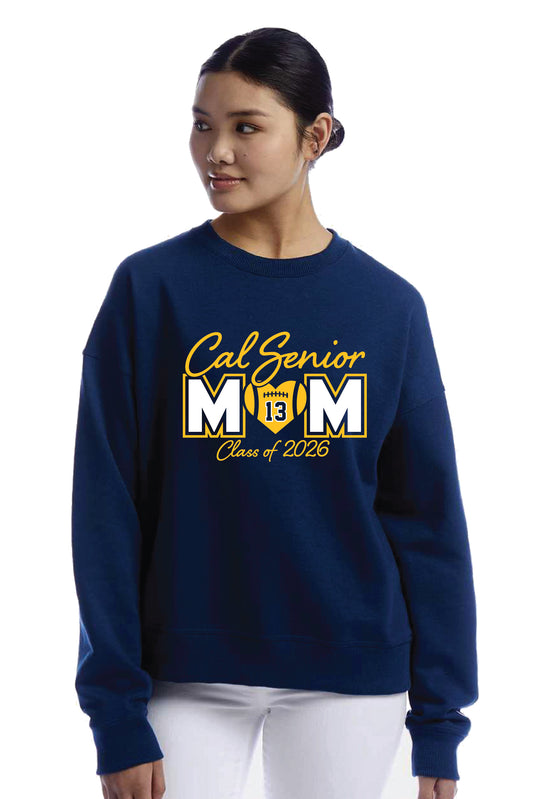 Cal Football Senior Mom 1 | Unisex Crewneck Fleece