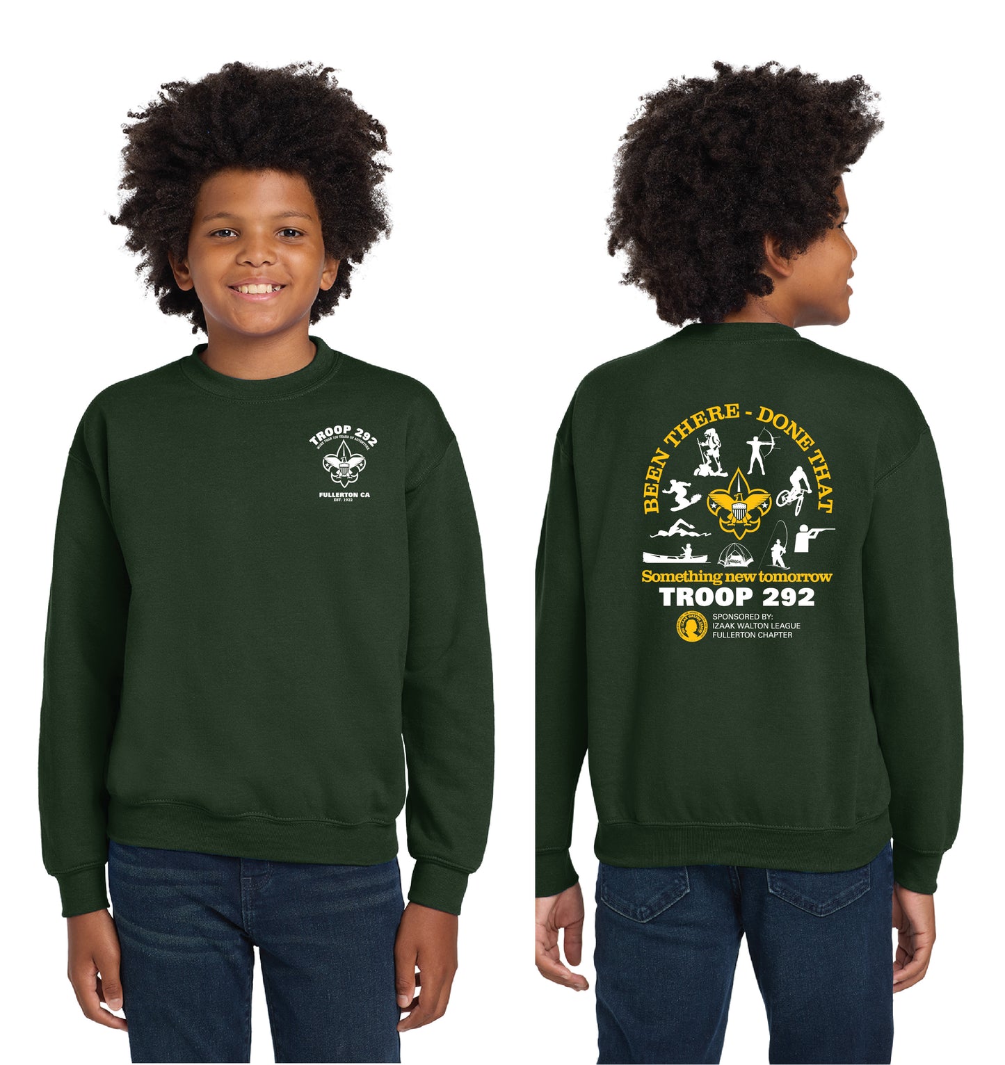 Troop 292 | Class B Youth Crewneck Fleece