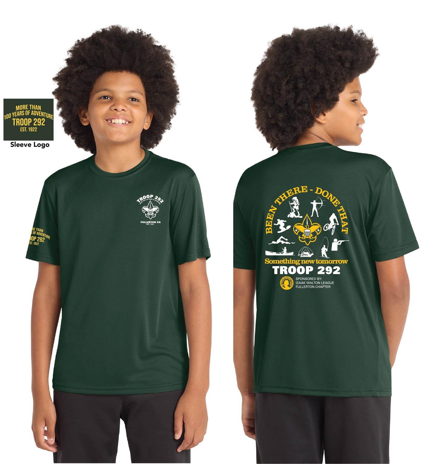Troop 292 | Class B Youth Performance Tshirt