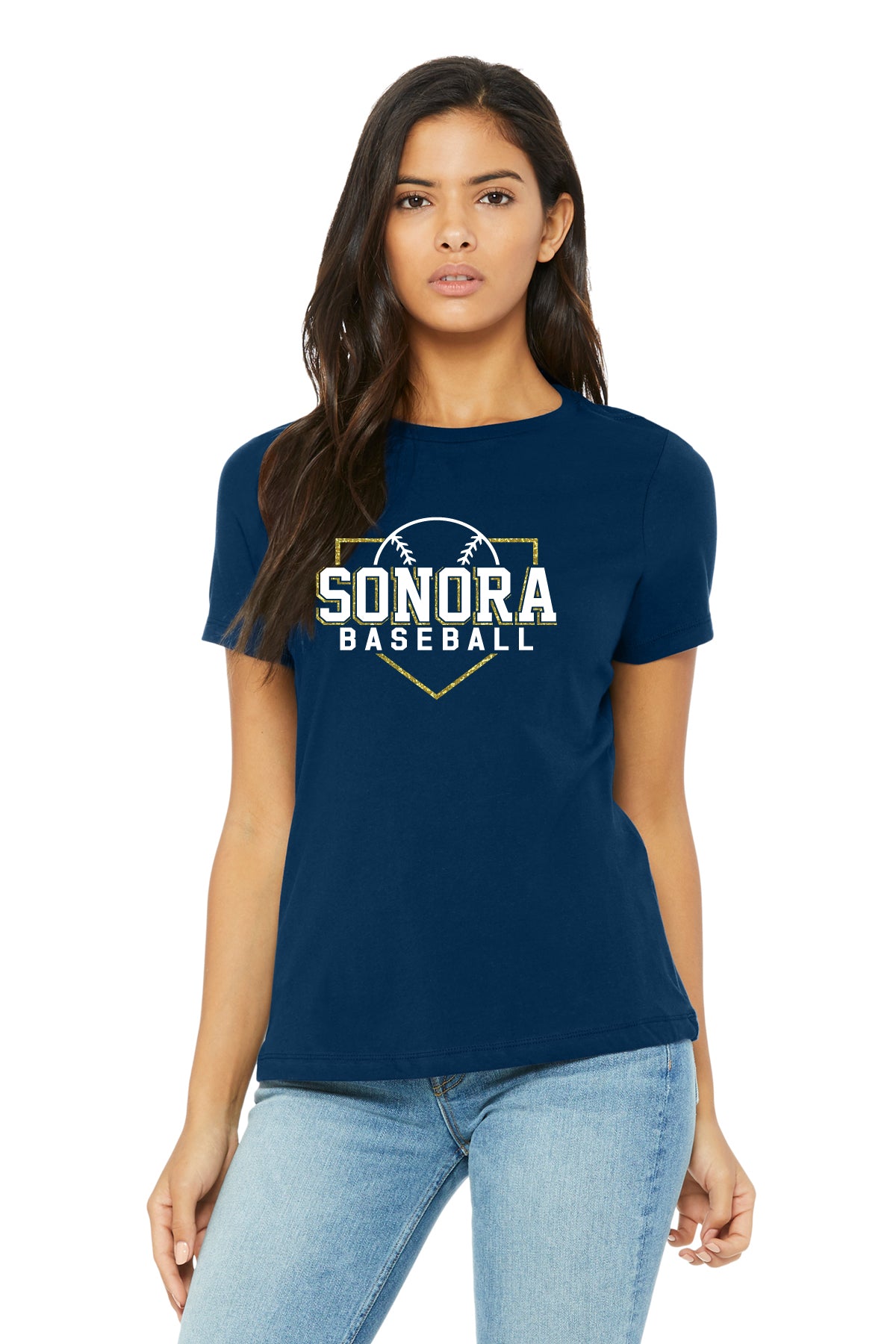 Sonora Baseball D1 | Triblend Relax Fit Ladies Tee