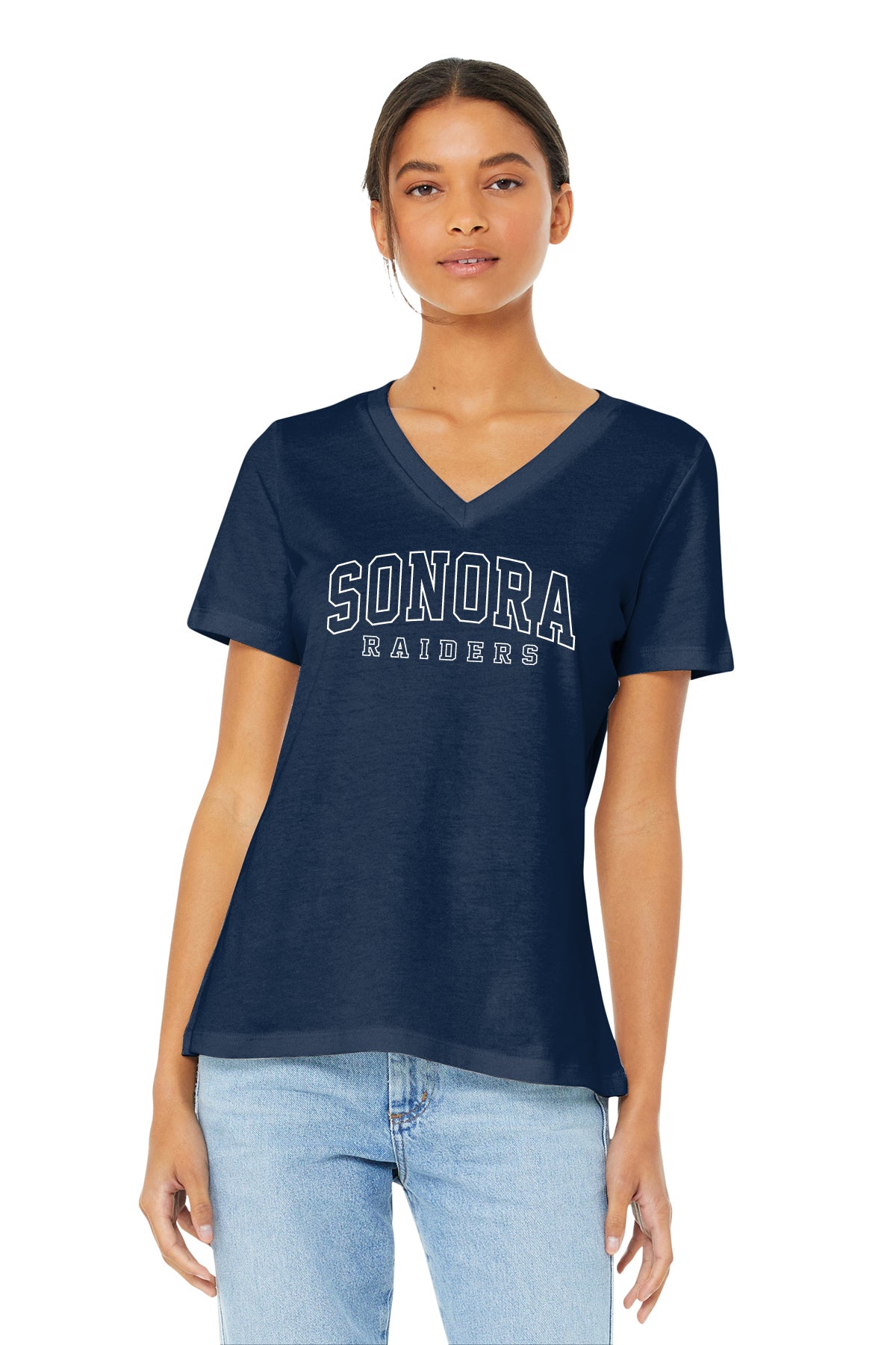 Sonora Baseball D4 | Triblend Relax Fit Ladies Vneck