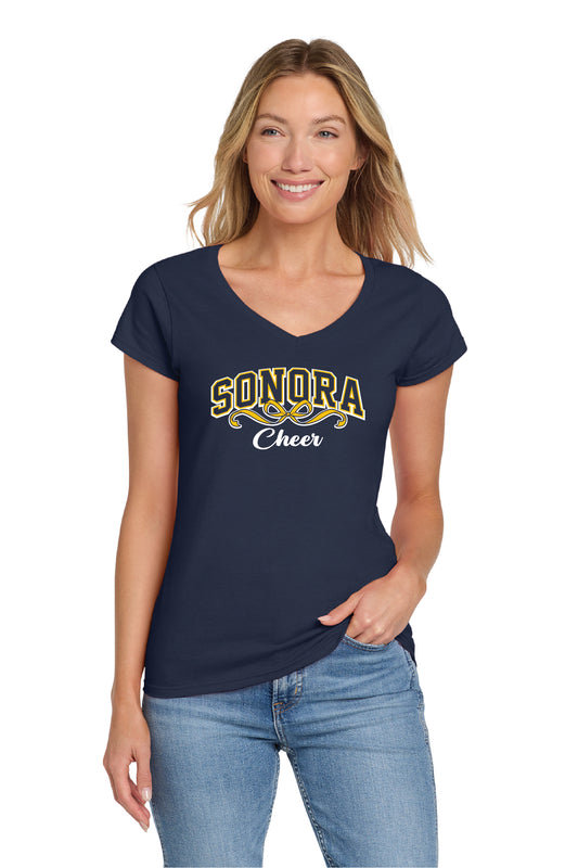Sonora Cheer or Song D5 | Ladies Ringspun Vneck