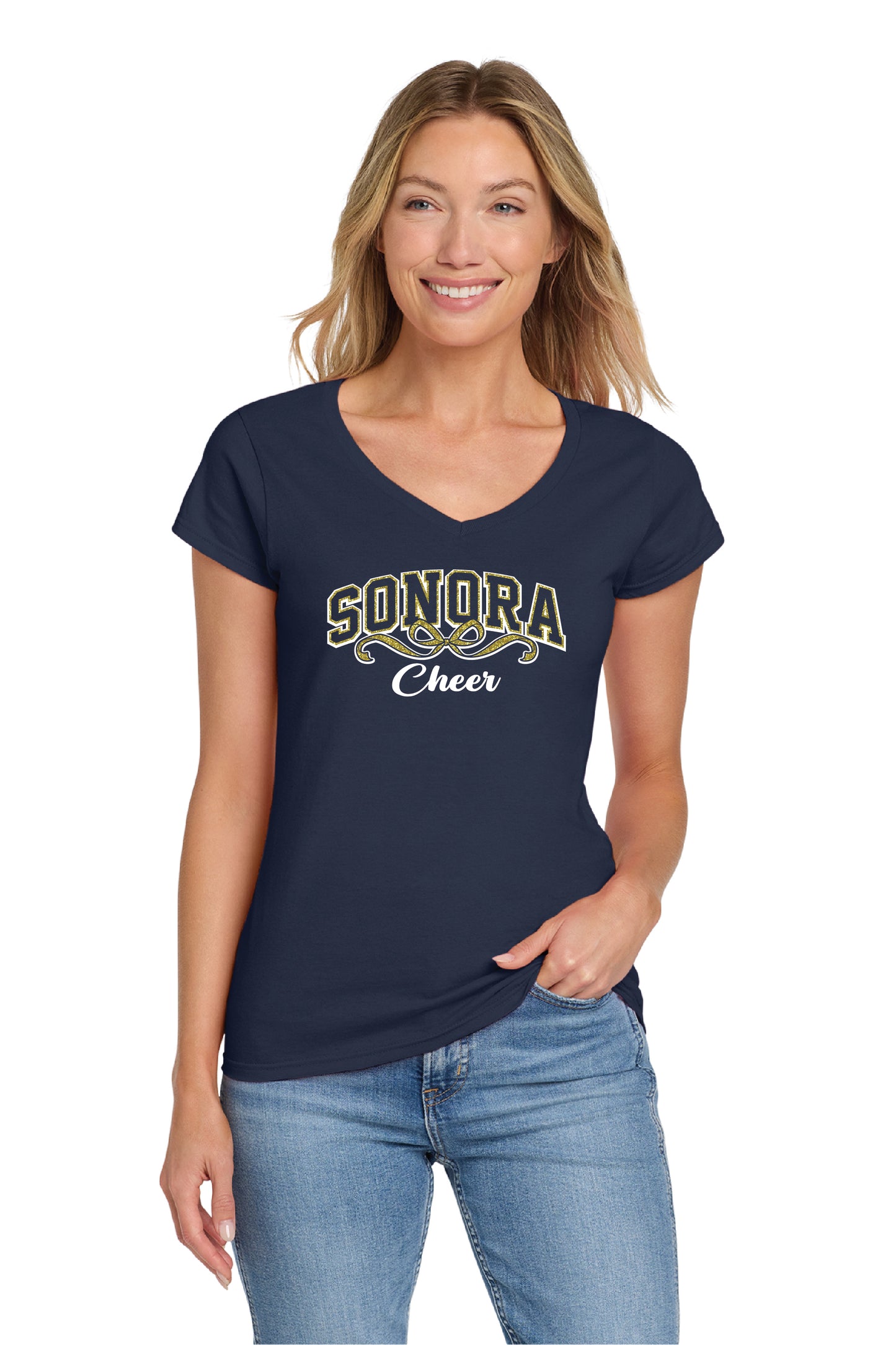 Sonora Cheer or Song D5 | Ladies Ringspun Vneck
