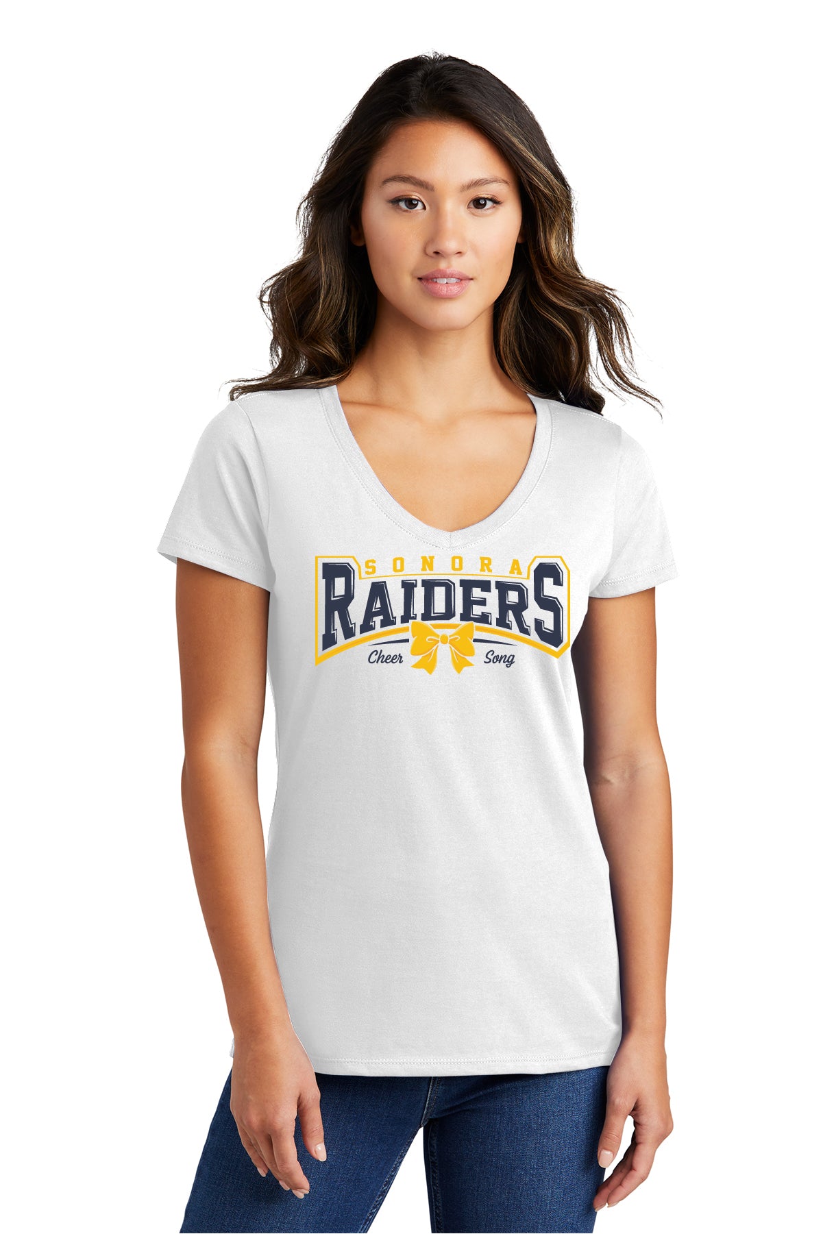 Sonora Cheer & Song D7 | Ladies Ringspun Vneck