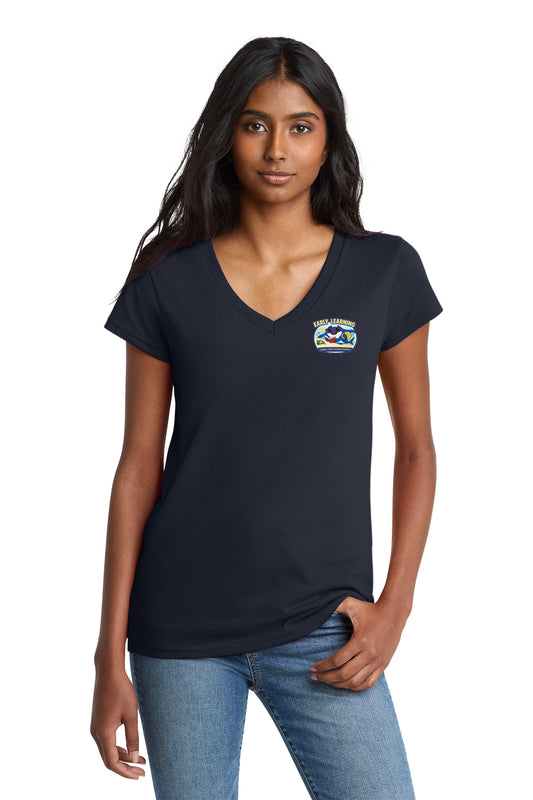 Early Learning | Ladies Ringspun Vneck
