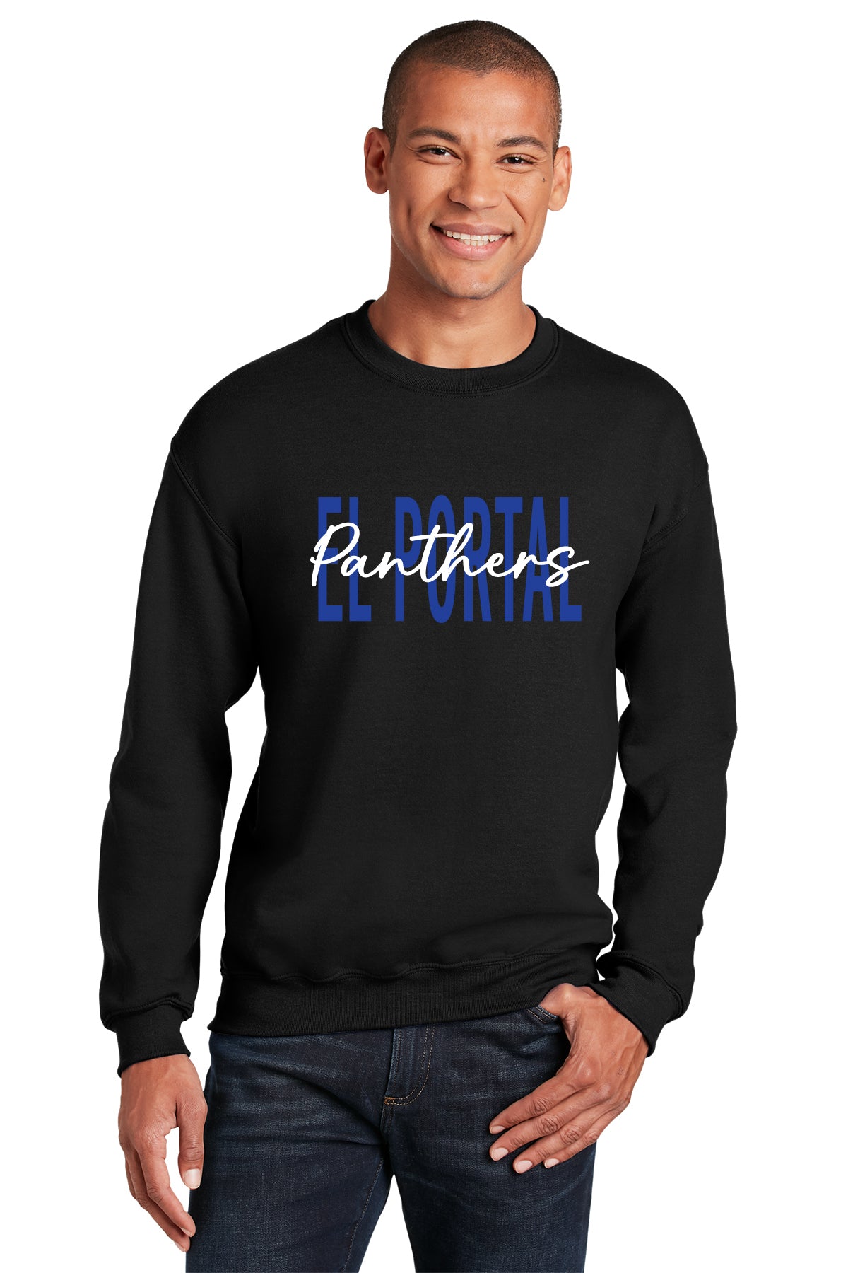 El Portal Staff | Embroidered Unisex Crewneck Fleece