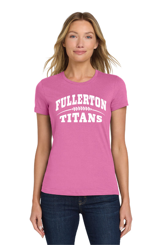 Fullerton Titan Pink | Ladies Softstyle Tee