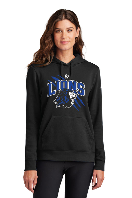 La Habra Lions | Nike Women's Club Fleece Sleeve Swoosh Hoodie