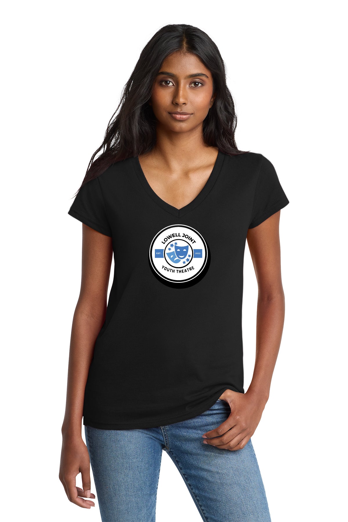LJ Youth Theater | Ladies Ringspun Vneck