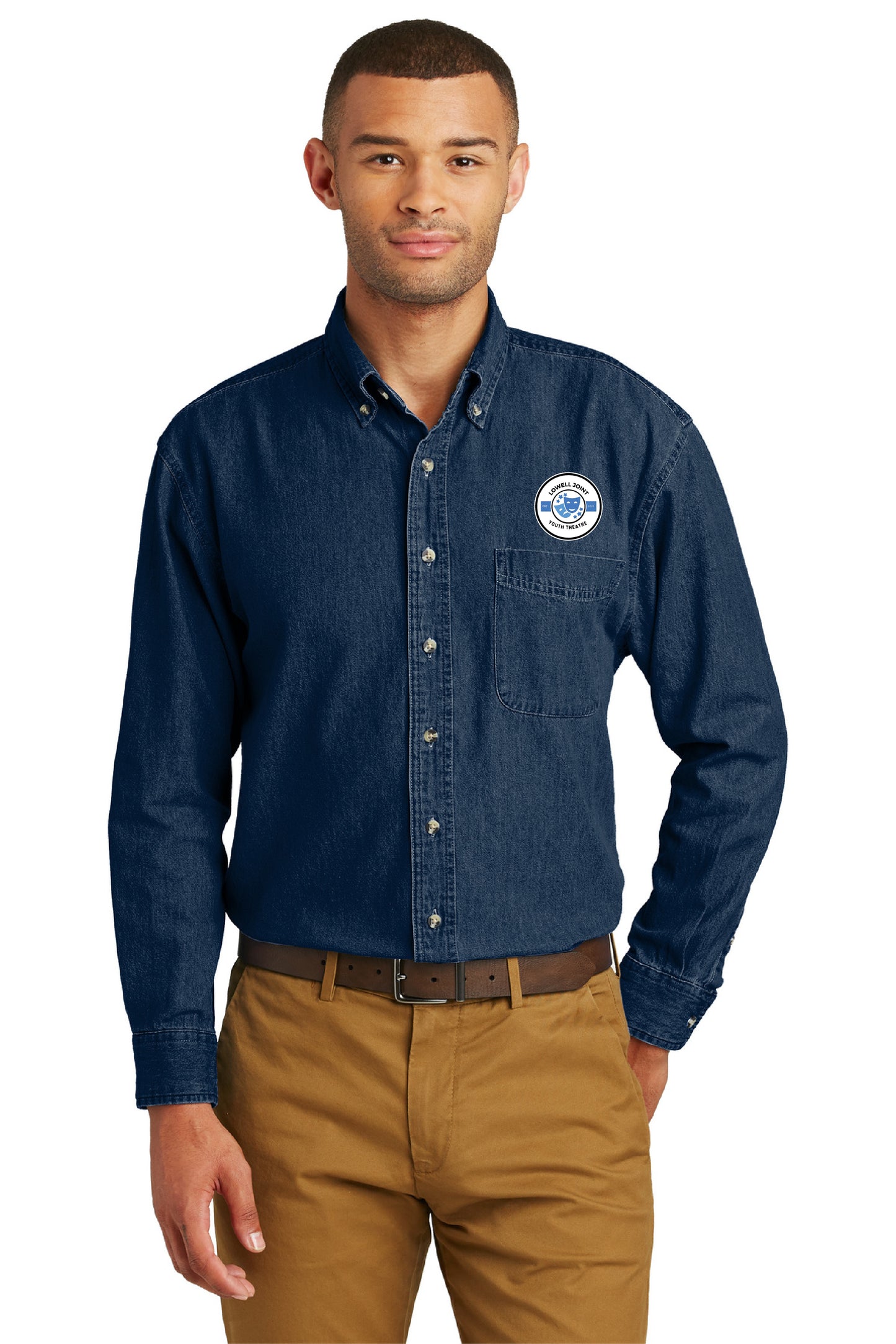 LJ Youth Theater | Men's Denim Long Sleeve Shirt