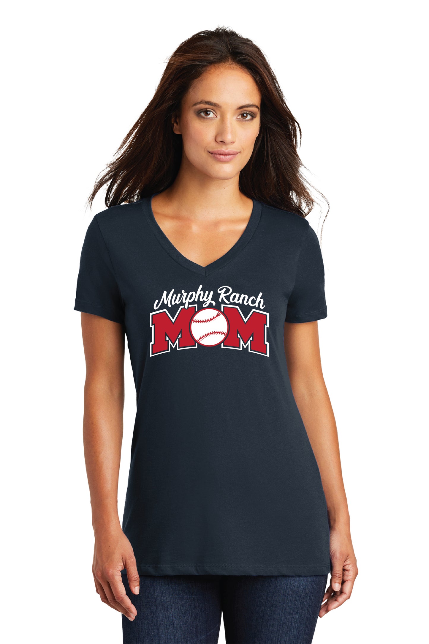 Murphy Ranch LL Design 1 | Ladies Ringspun Vneck