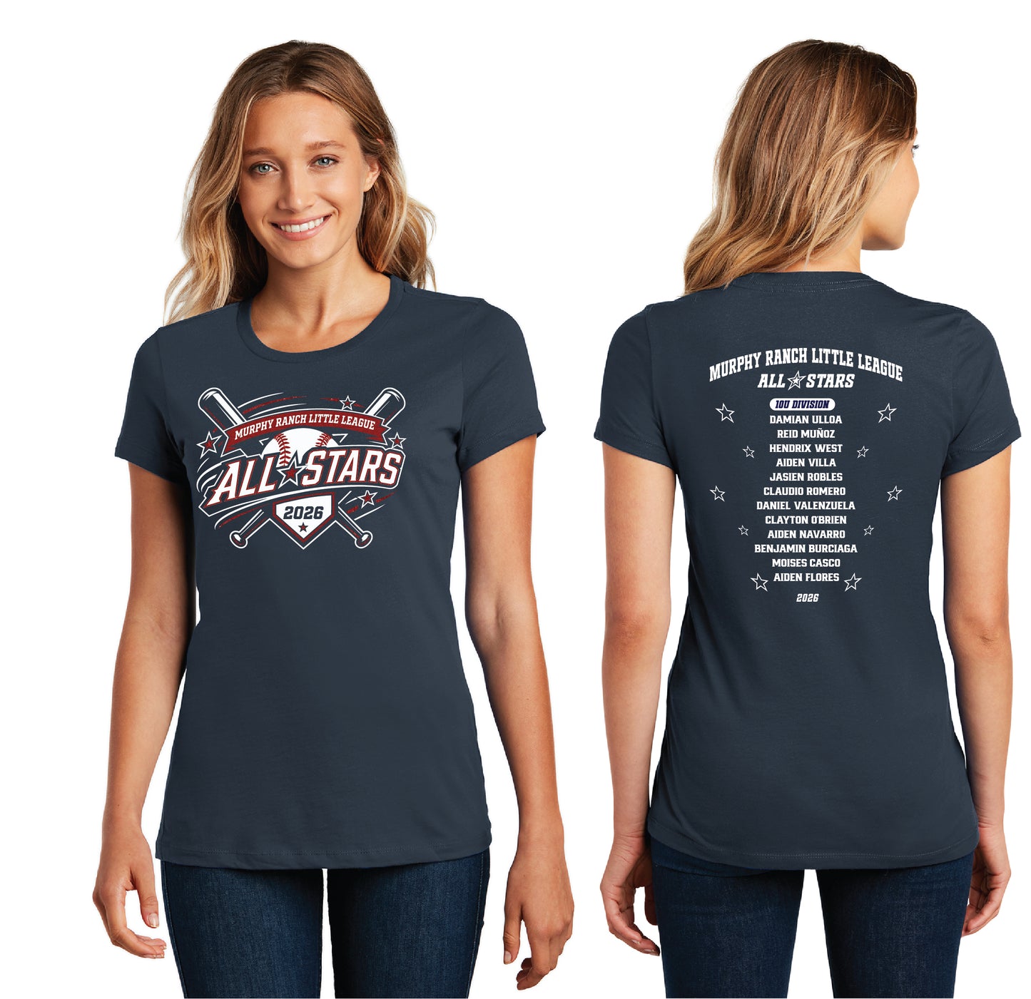 Murphy Ranch All Stars | Ladies Ringspun Tee