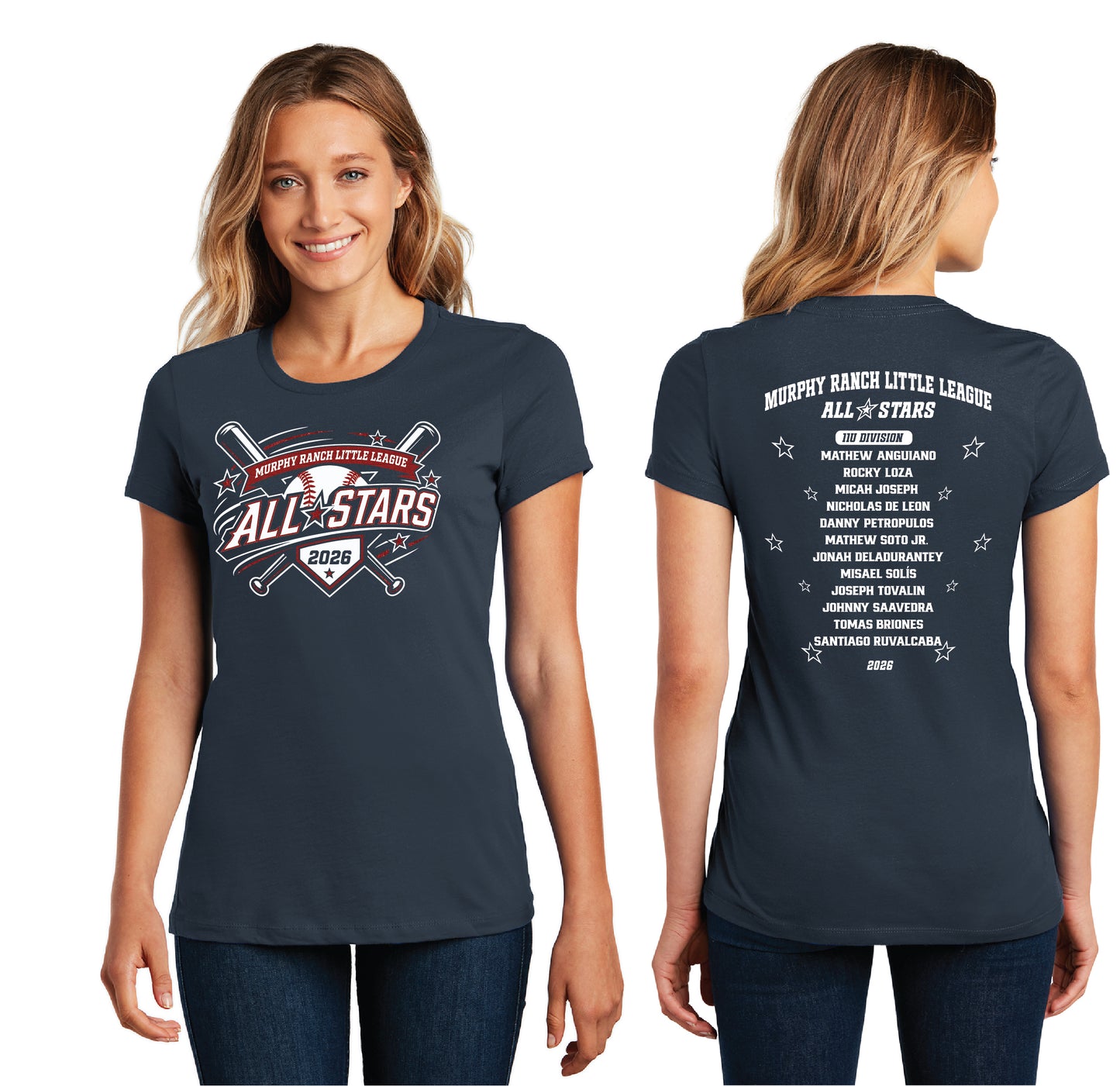 Murphy Ranch All Stars | Ladies Ringspun Tee