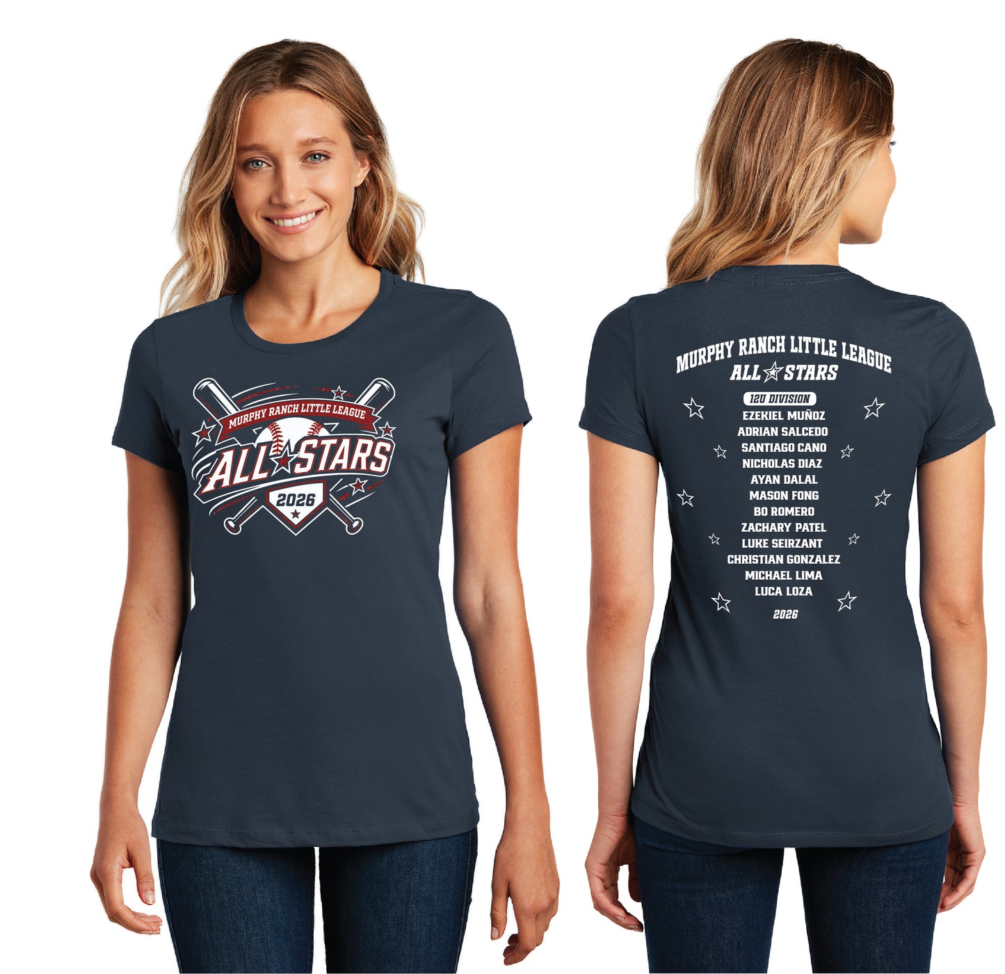 Murphy Ranch All Stars | Ladies Ringspun Tee