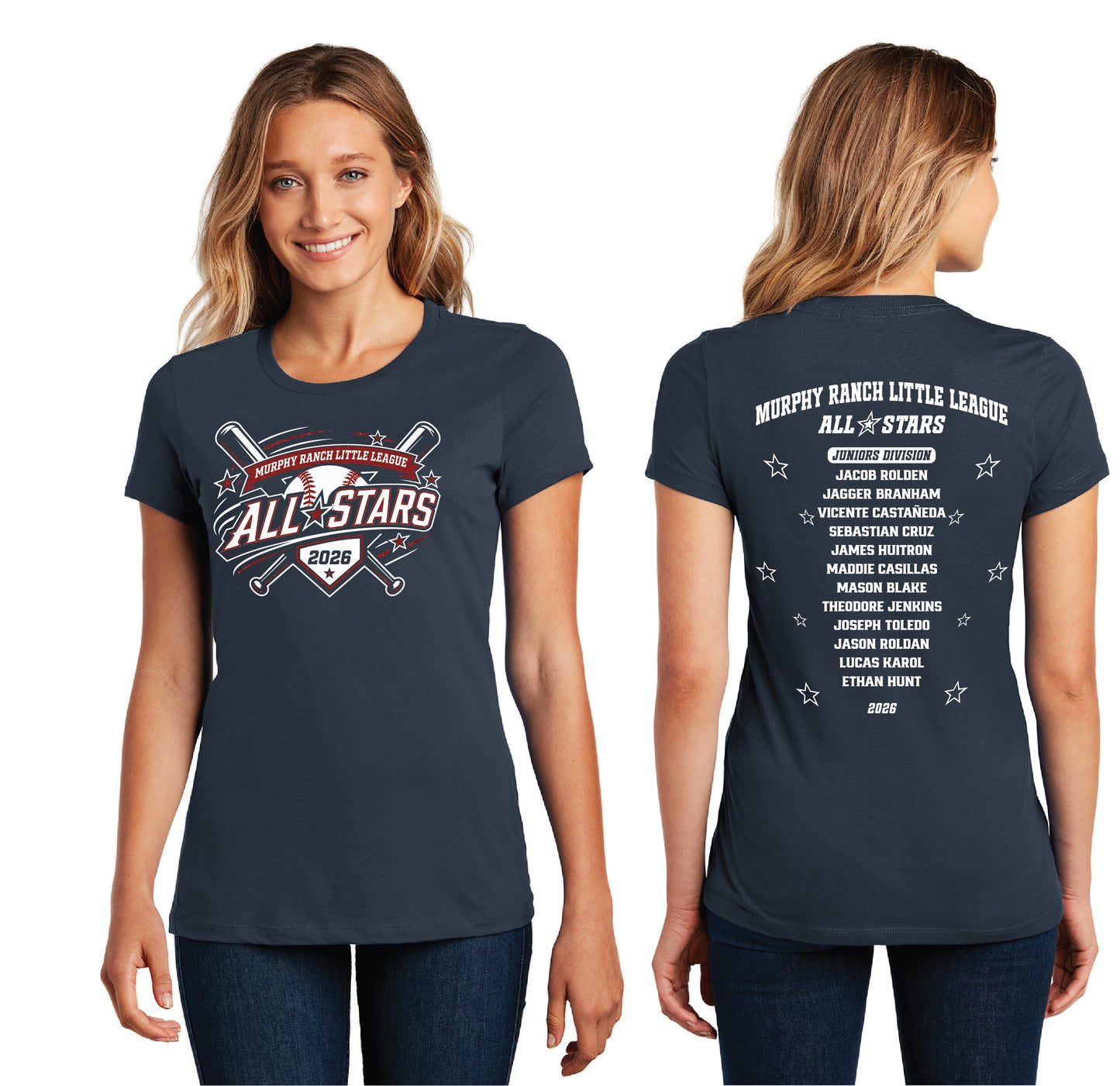 Murphy Ranch All Stars | Ladies Ringspun Tee
