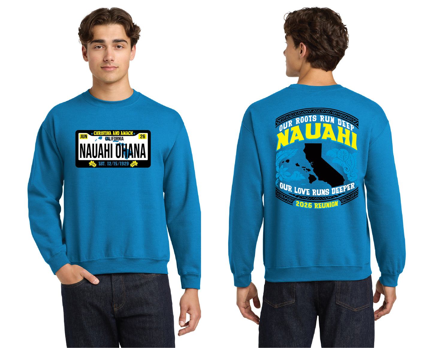 Nauahi 2026 Reunion | Unisex Crewneck Fleece