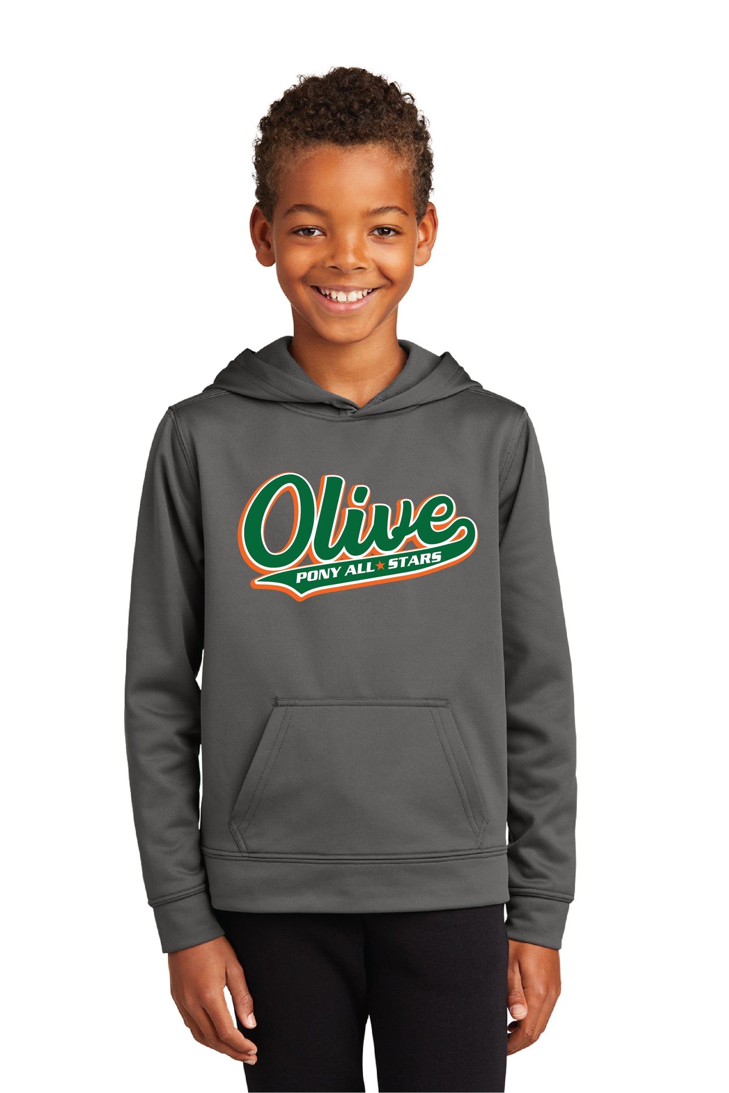 Olive AS| Youth Performance Hoody
