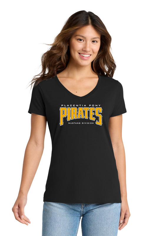 Pirates | Ladies Ringspun Vneck
