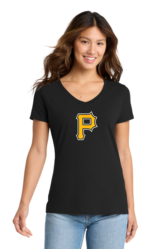 P | Ladies Ringspun Vneck