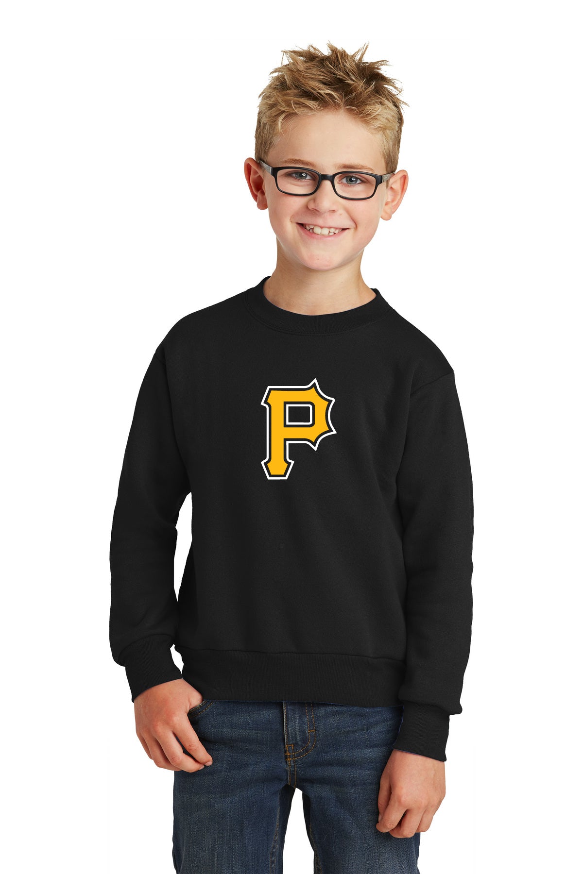 P | Youth Crewneck Fleece