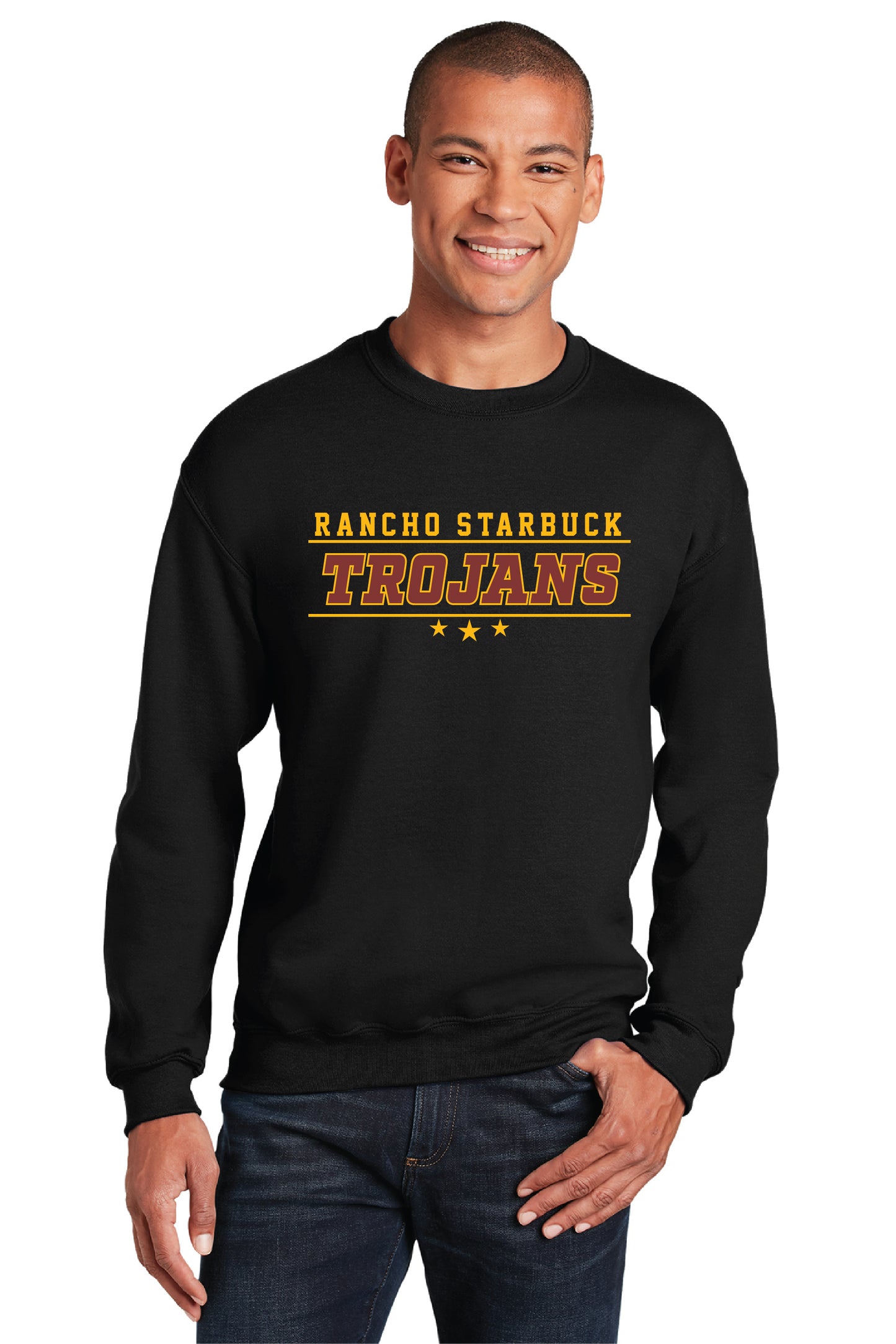 Rancho Rack Design 2 | Unisex Crewneck Fleece