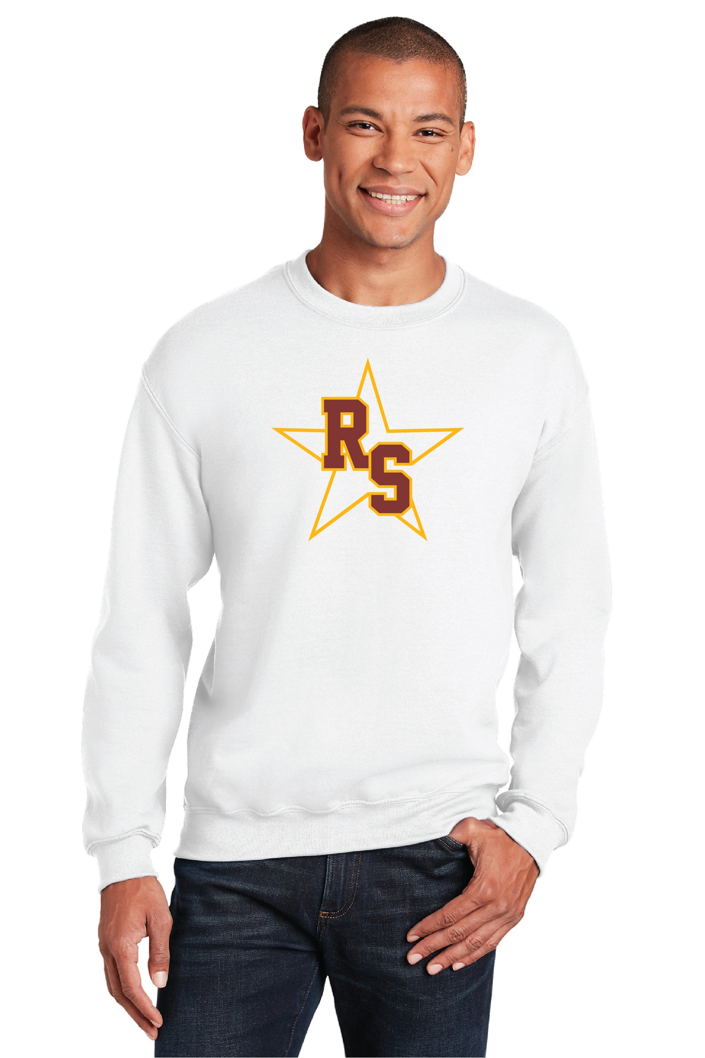 Rancho Rack Design 3 | Unisex Crewneck Fleece