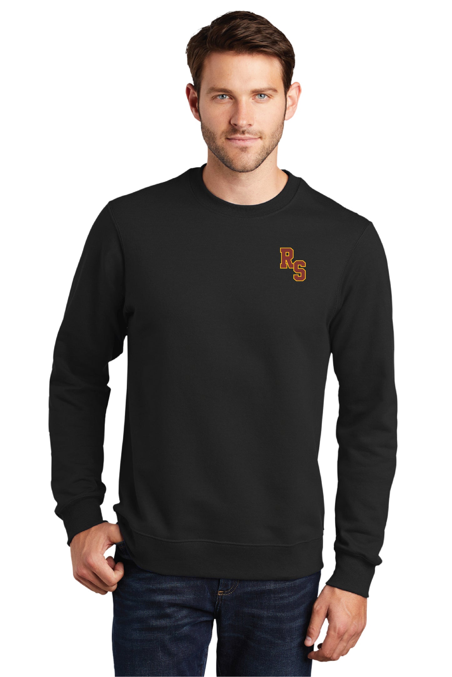 Rancho Rack Design 4 | Embroidered Unisex Crewneck Fleece