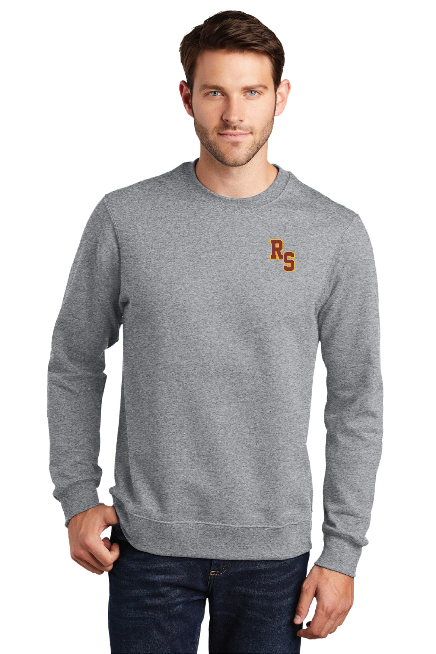 Rancho Rack Design 4 | Embroidered Unisex Crewneck Fleece