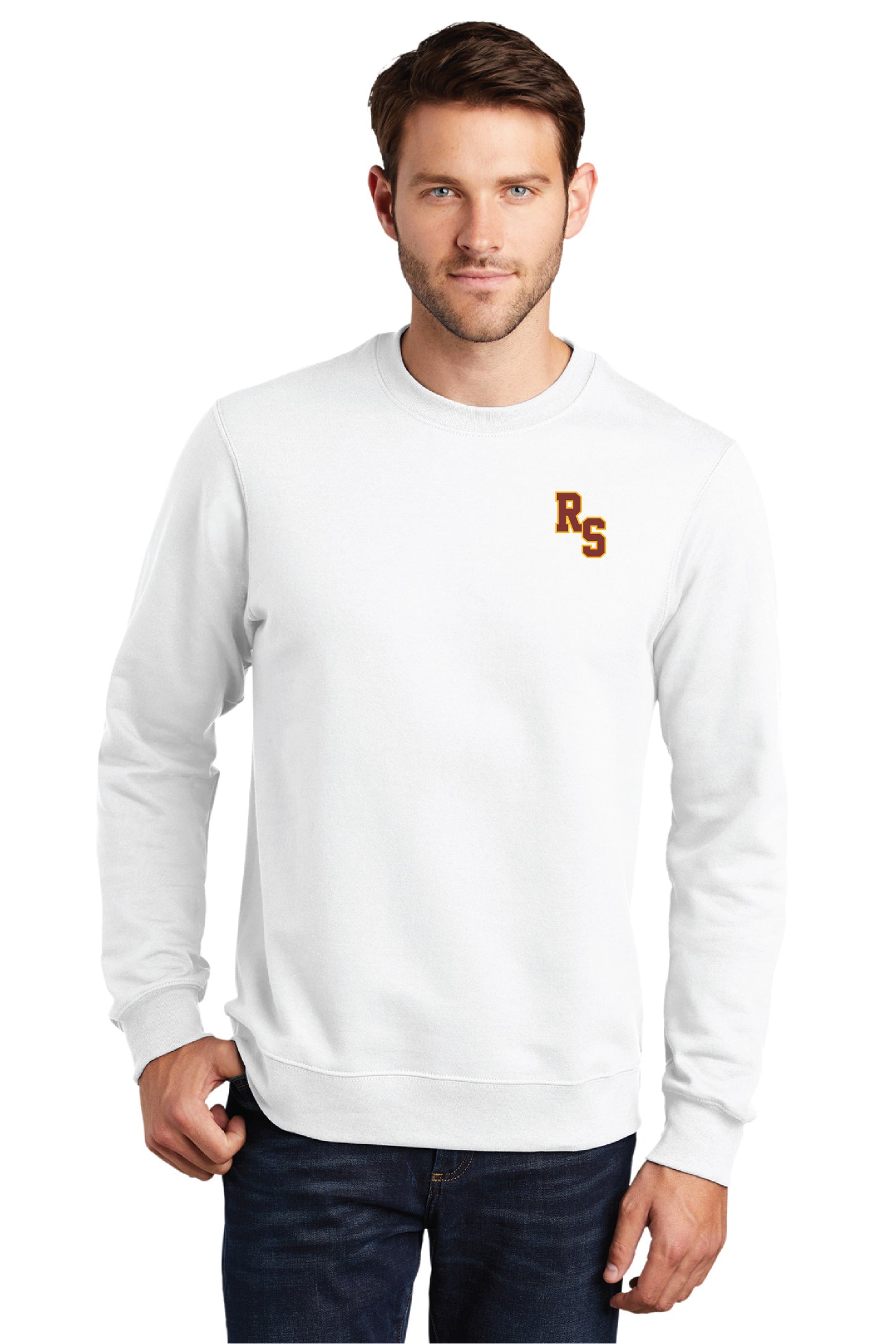 Rancho Rack Design 4 | Embroidered Unisex Crewneck Fleece