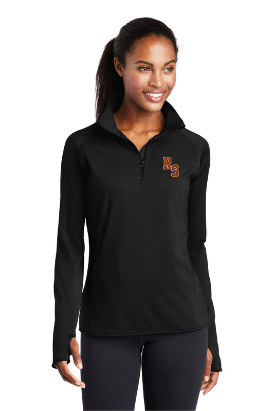 Rancho Staff | Women's Sport-Wick Stretch 1/2 Zip Fleece Pullover