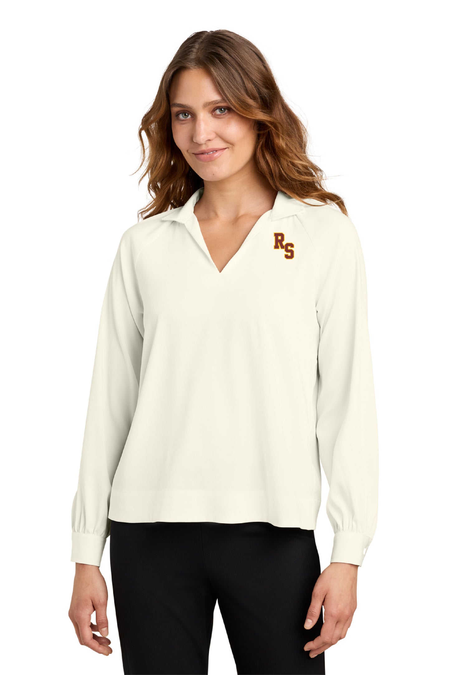 Rancho Staff | Womens Long Sleeve Popover Blouse