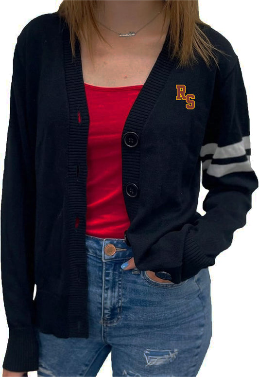 Rancho Staff | Ladies Varsity Cardigan Sweater