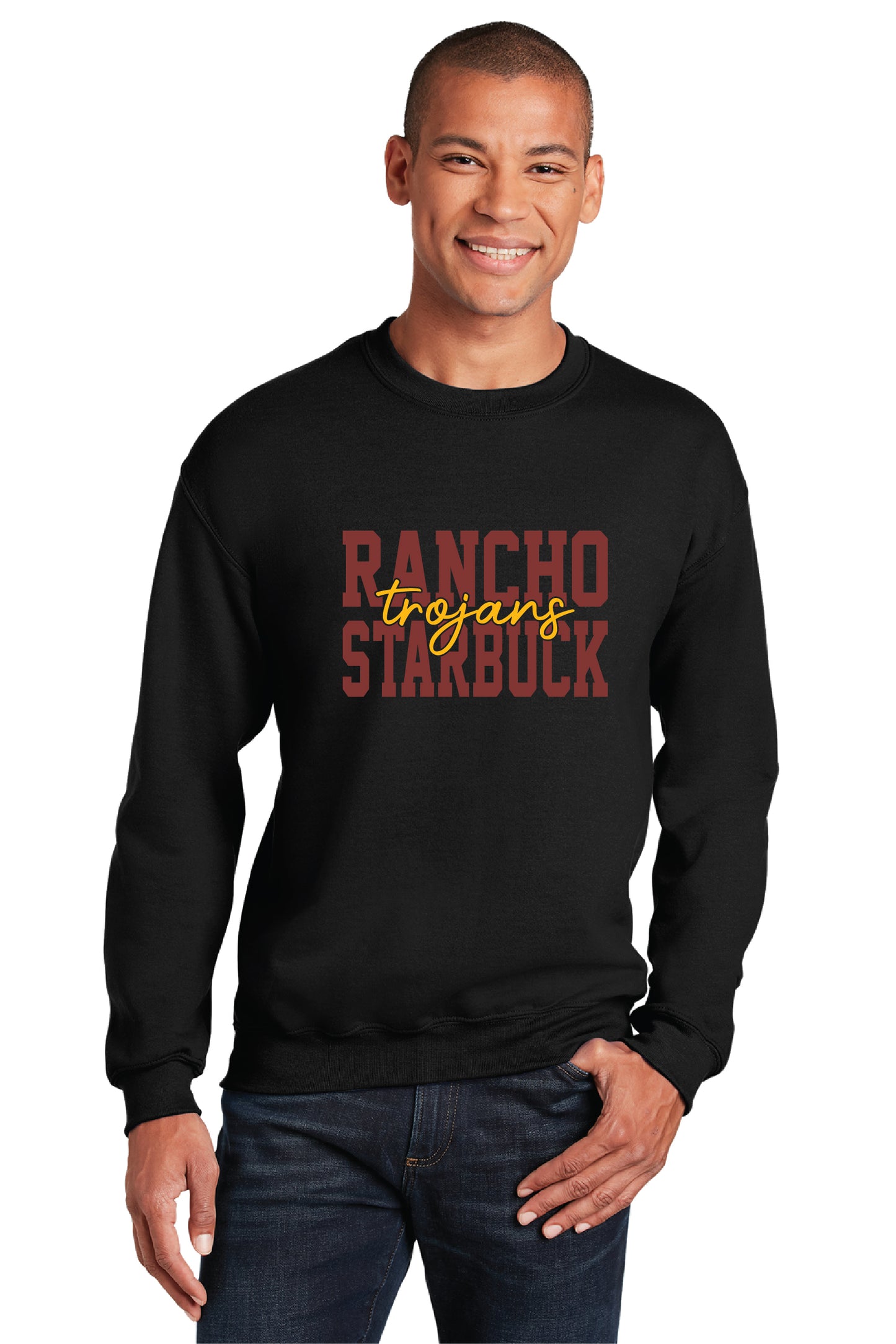 *NEW* Rancho Rack D8 | Embroidered Unisex Crewneck Fleece