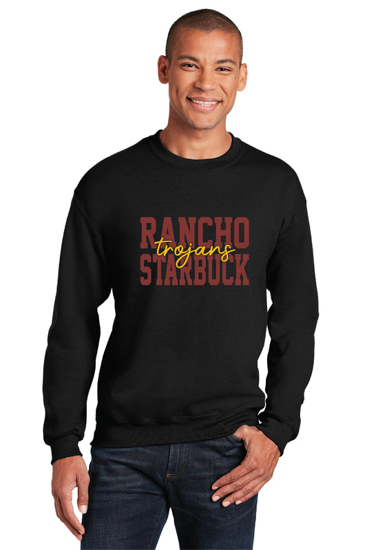 *NEW* Rancho Rack D8 | Embroidered Unisex Crewneck Fleece