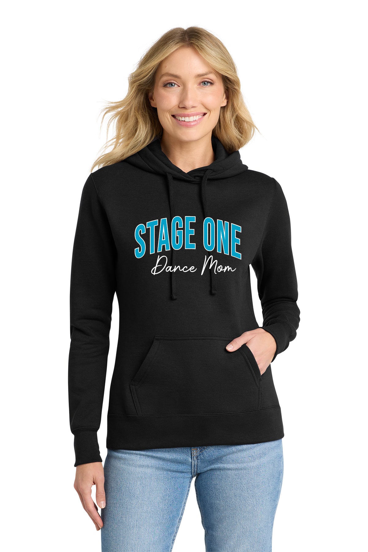 Stage One D2 Mom | Embroidered Unisex Adult Hoody
