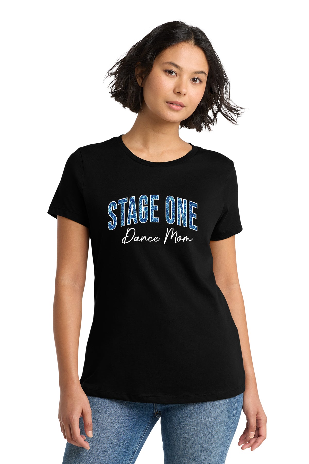 Stage One D2 Mom | Ladies Ringspun Tee