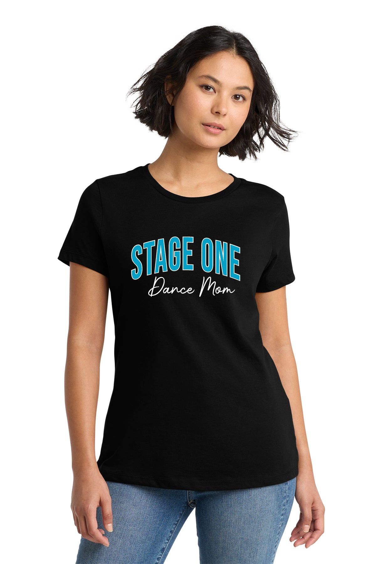 Stage One D2 Mom | Ladies Ringspun Tee