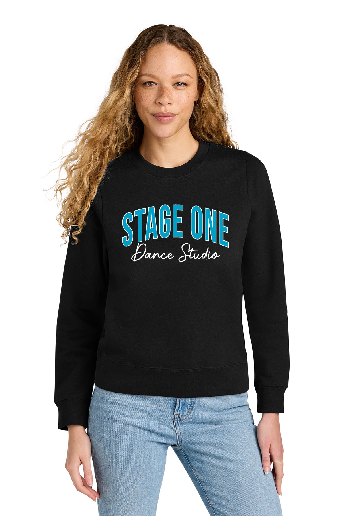 Stage One D2 | Embroidered Unisex Crewneck Fleece