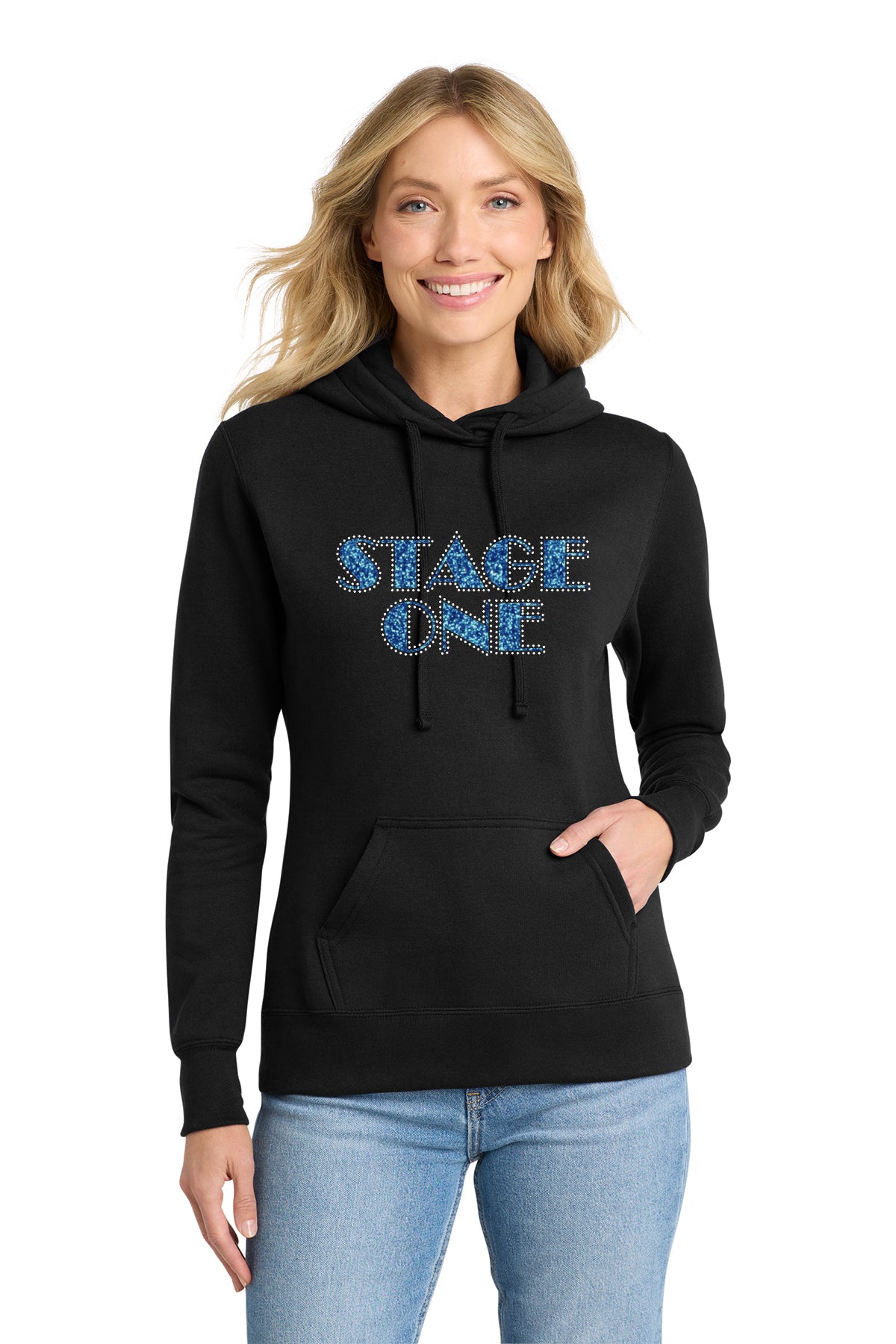 Stage One D3 | Glitter w/Rhinestones Unisex Adult Hoody