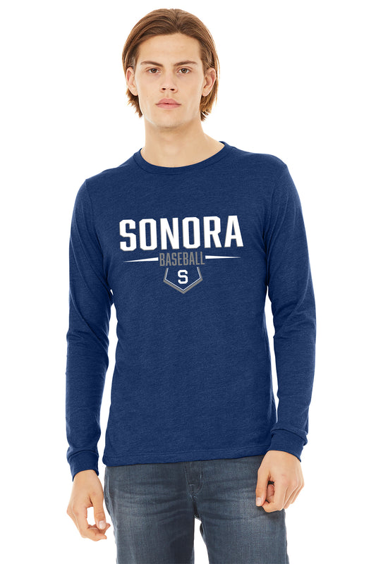 Sonora Baseball | Triblend Long Sleeve Unisex Tshirt