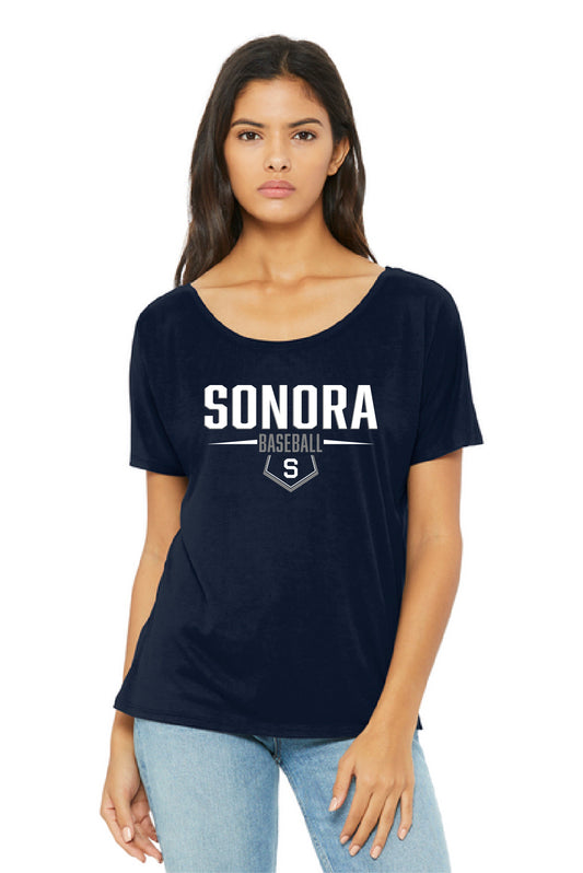 Sonora Baseball | Ladies Slouchy Tee